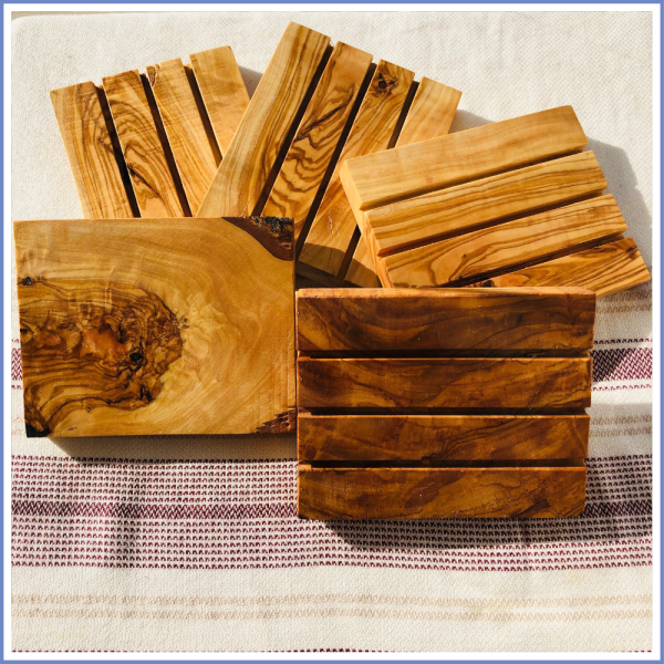 Zeytin Ağacı Sabunluk (El Yapımı ) görseli.