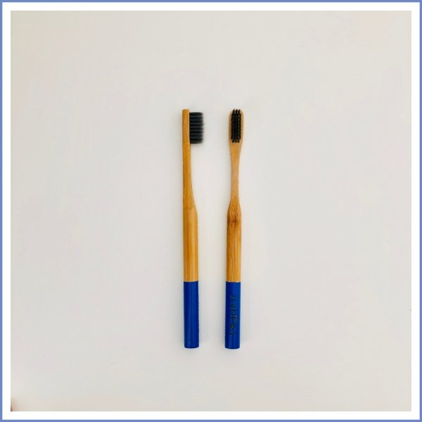 Bambu Diş Fırçası Bambu Diş Fırçası Mavi Büyük Boy