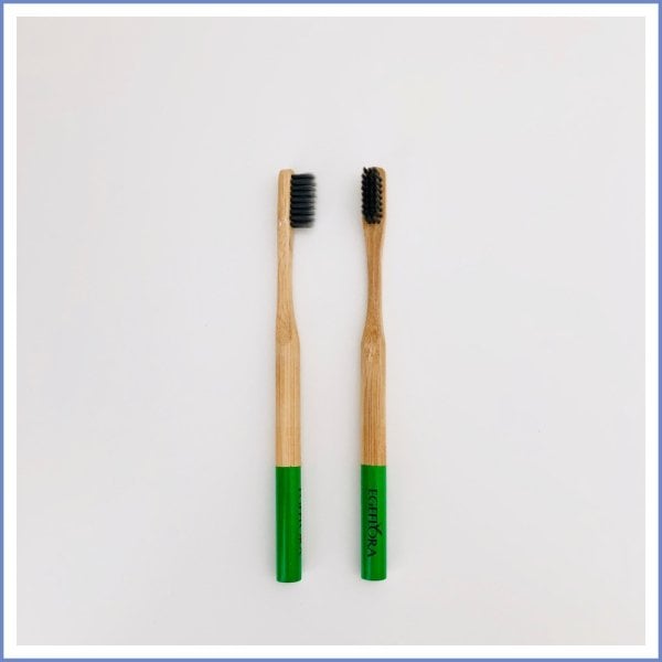 Bambu Diş Fırçası Bambu Diş Fırçası Yeşil Büyük Boy