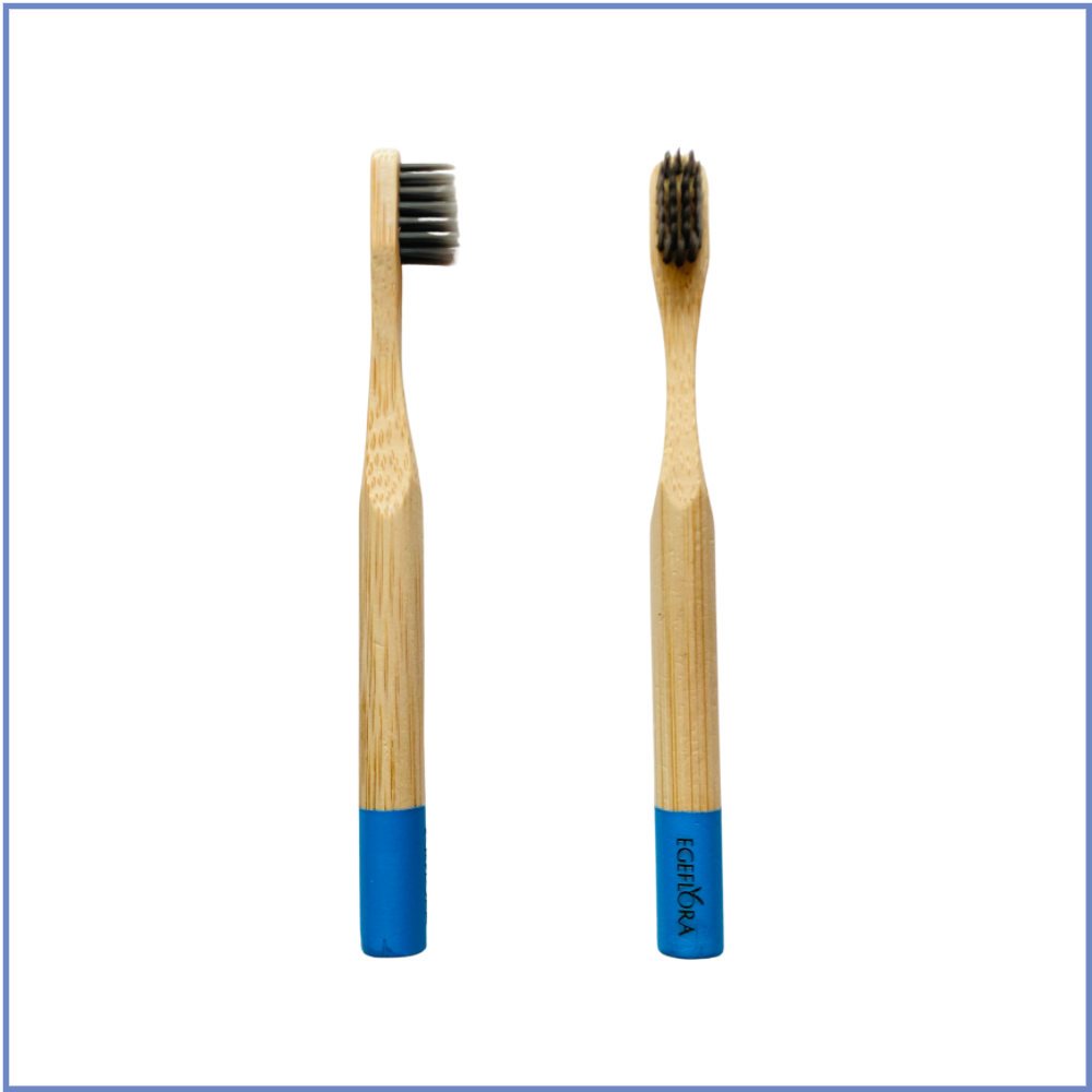 Bambu Diş Fırçası Bambu Diş Fırçası Mavi Çocuk Boy