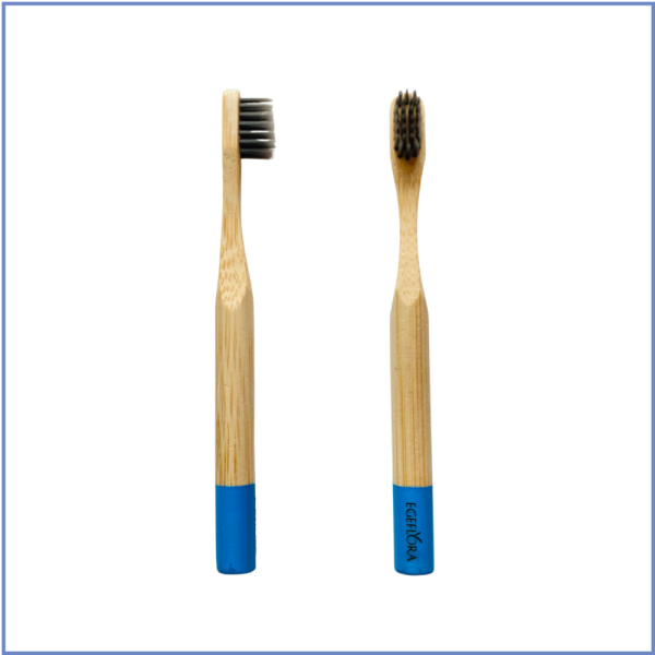 Bambu Diş Fırçası Bambu Diş Fırçası Mavi Çocuk Boy