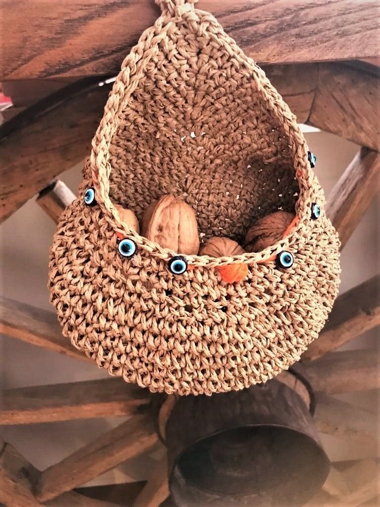 Askılı Küçük Boy Sepet