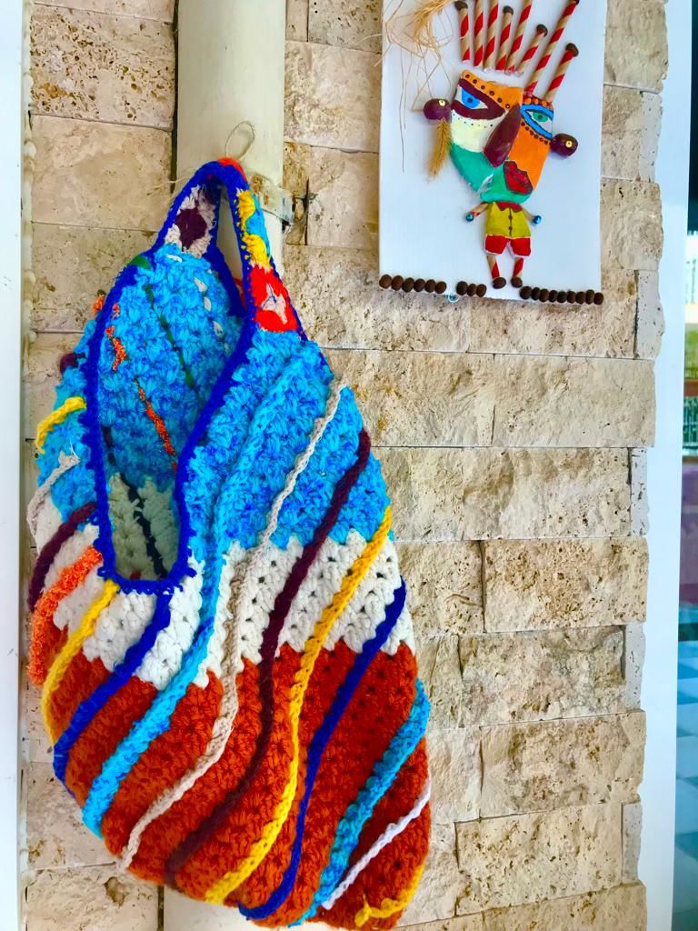 El Yapımı Örgü Çanta